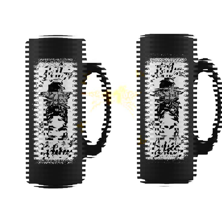 11Th Birthday Decorations Girl Messy Bun 11 Years Old Bday Coffee Mug