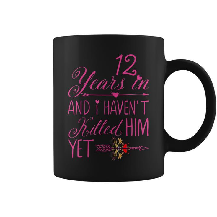 12Th Wedding Anniversary Gifts For Her Married 12 Years  Coffee Mug