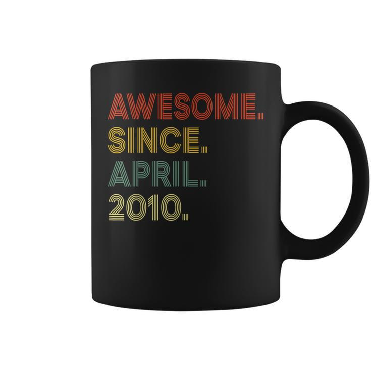 13 Year Old Awesome Since April 2010 13Th Birthday  Coffee Mug