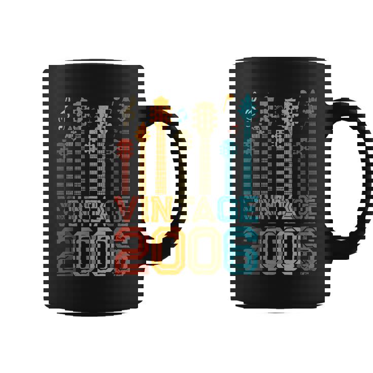 17Th Birthday Gifts Vintage 2006  Guitarist Guitar Lovers  Coffee Mug