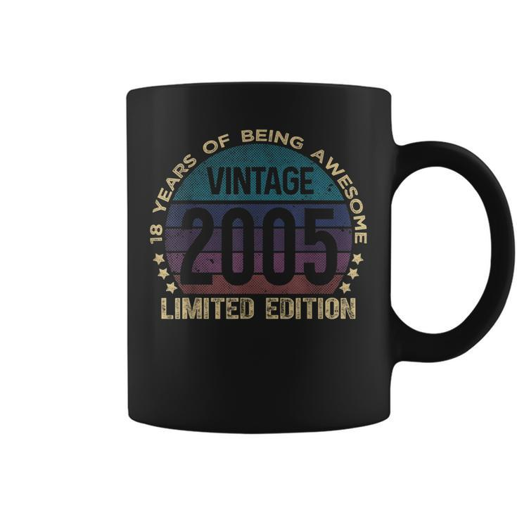 18Th Birthday 18 Year Old Limited Edition Gifts Vintage 2005  V2 Coffee Mug