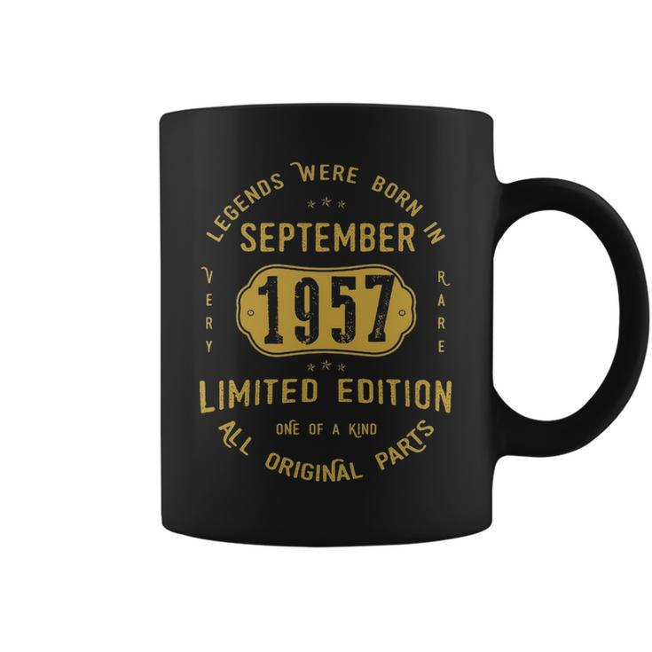1957 September Birthday Gift   1957 September Limited Edition Coffee Mug