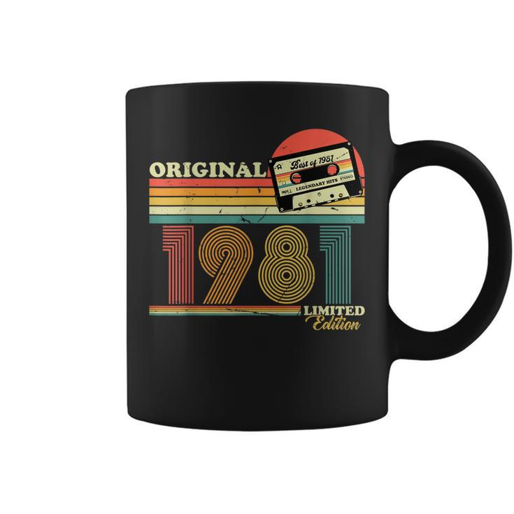 1981 Vintage Birthday Retro Limited Edition Men Woman Gift  Coffee Mug