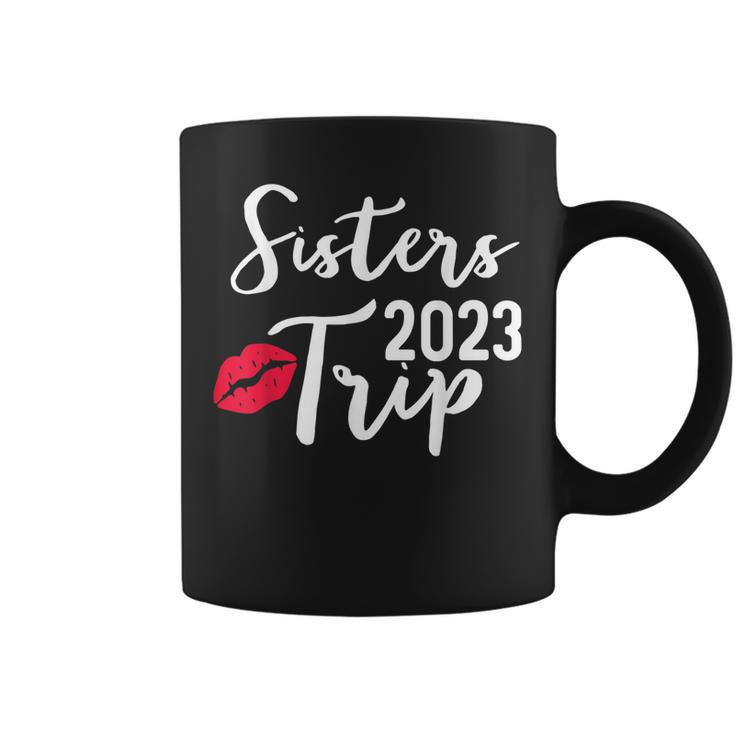 2023 Sister Trip Vacation Matching Travel Girlfriends Girls  Coffee Mug