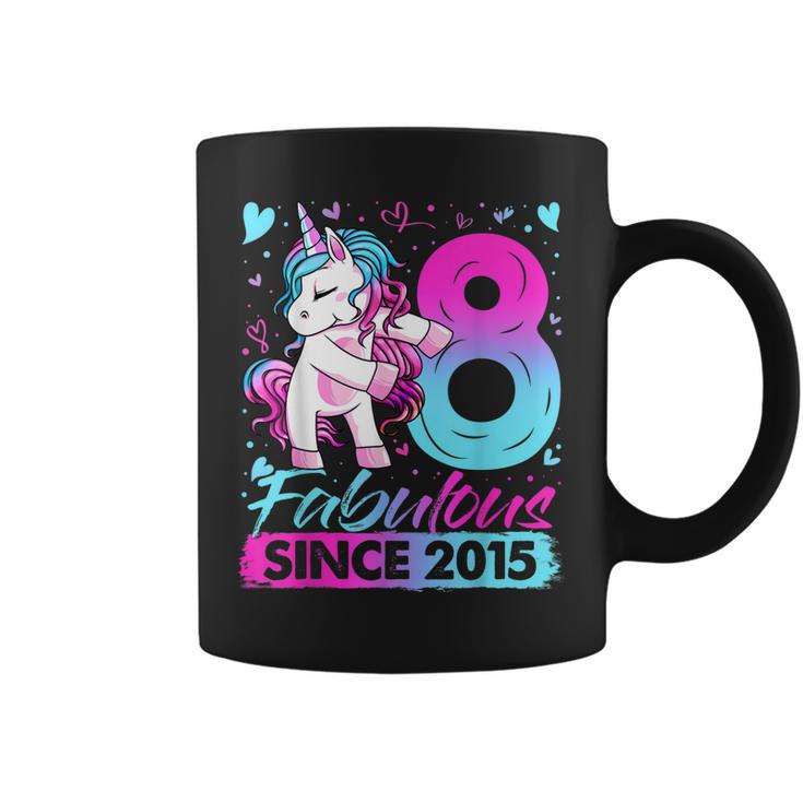 8 Years Old Flossing Unicorn Gifts 8Th Birthday Girl Party  Coffee Mug
