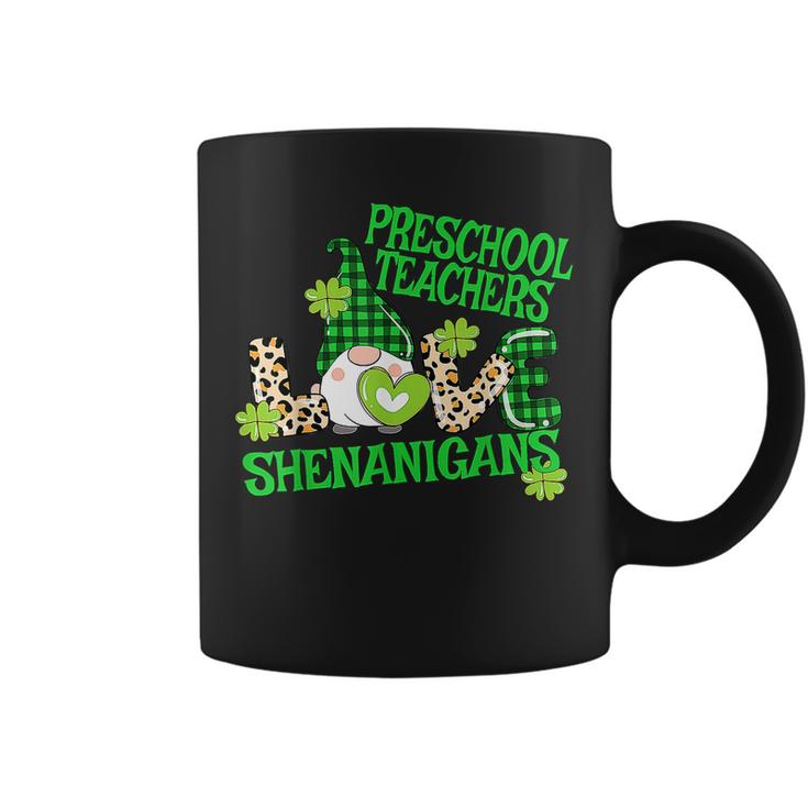 Preschool Teacher St Patricks Day Prek Shenanigans Love  V2 Coffee Mug