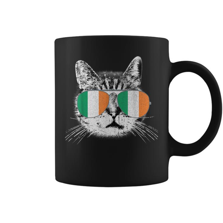 St Patricks Day T  Cat Irish Flag Ireland Men Women  Coffee Mug