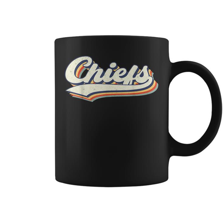 Chiefs Name Personalized Vintage Retro Chiefs Sport Name  Coffee Mug