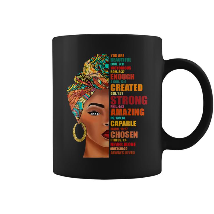 Black Queen Lady Curly Natural Afro African American Ladies  V5 Coffee Mug