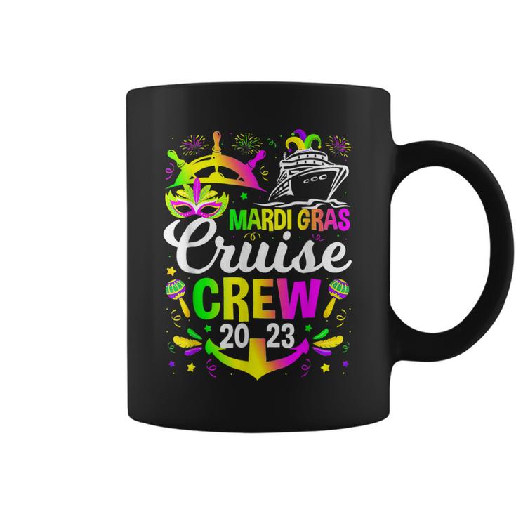 Mardi Gras Cruise Crew 2023 Cruising Funny Festival Party  Coffee Mug