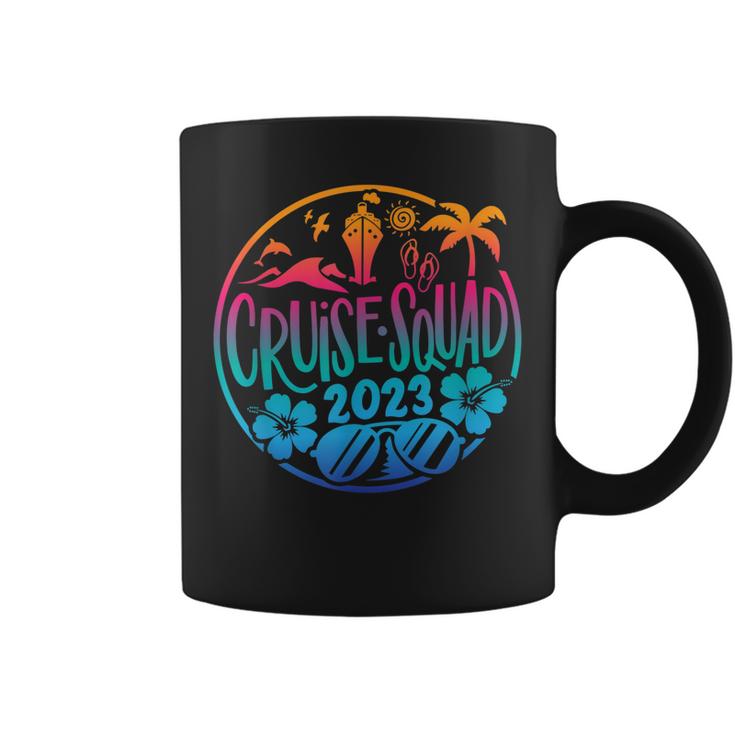 2023 Cruise Squad Vacation Beach Matching Group  Coffee Mug