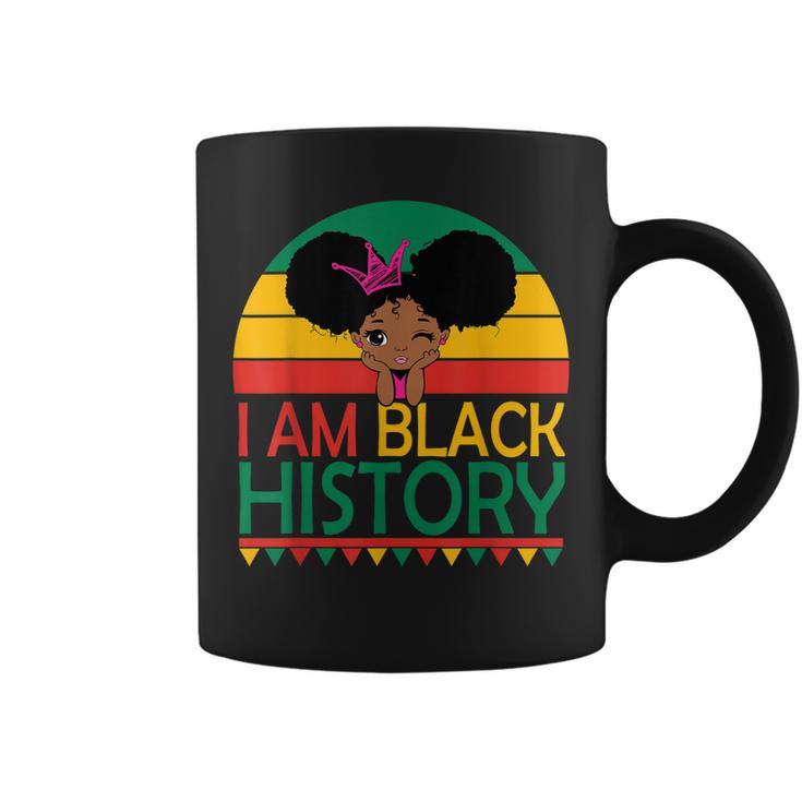 I Am Black History Black Cute Girl Black Pride And Culture  V2 Coffee Mug