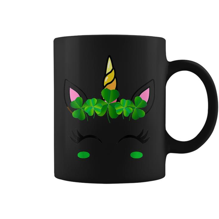Rainbow Unicorn St Patricks Day Theme 8 9 10 12 Women Girls  Coffee Mug
