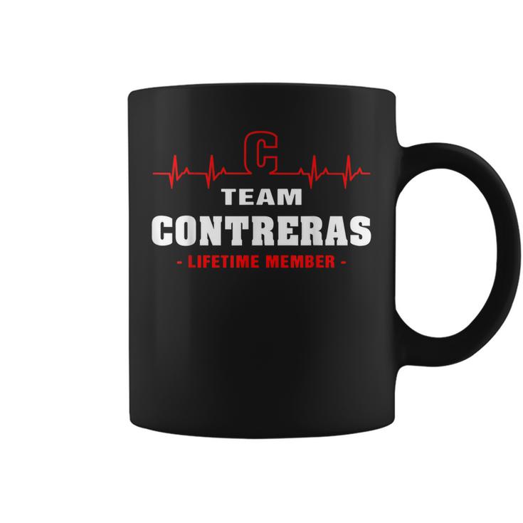Team Contreras Lifetime Member  Surname Last Name Coffee Mug
