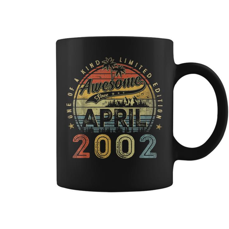 21 Year Old Awesome Since April 2002 21St Birthday  Coffee Mug