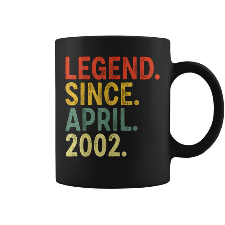 21 Year Old Legend Since April 2002 21St Birthday  Coffee Mug