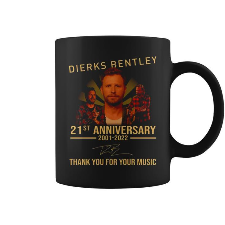 21St Anniversary 2001 2022 Dierks Bentley Coffee Mug