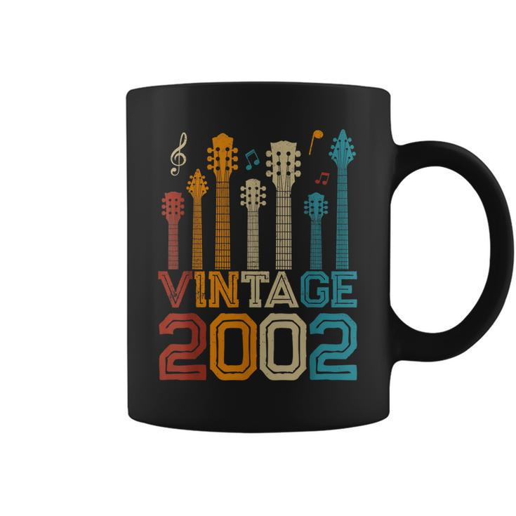 21St Birthday Gifts Vintage 2002  Guitarist Guitar Lovers  Coffee Mug