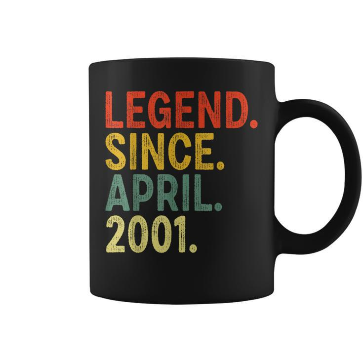 22 Year Old Legend Since April 2001 22Nd Birthday  Coffee Mug