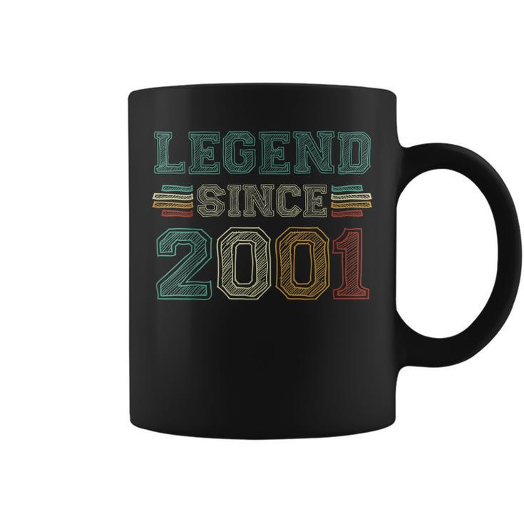 22 Years Old Legend Since 2001 22Nd Birthday  Coffee Mug