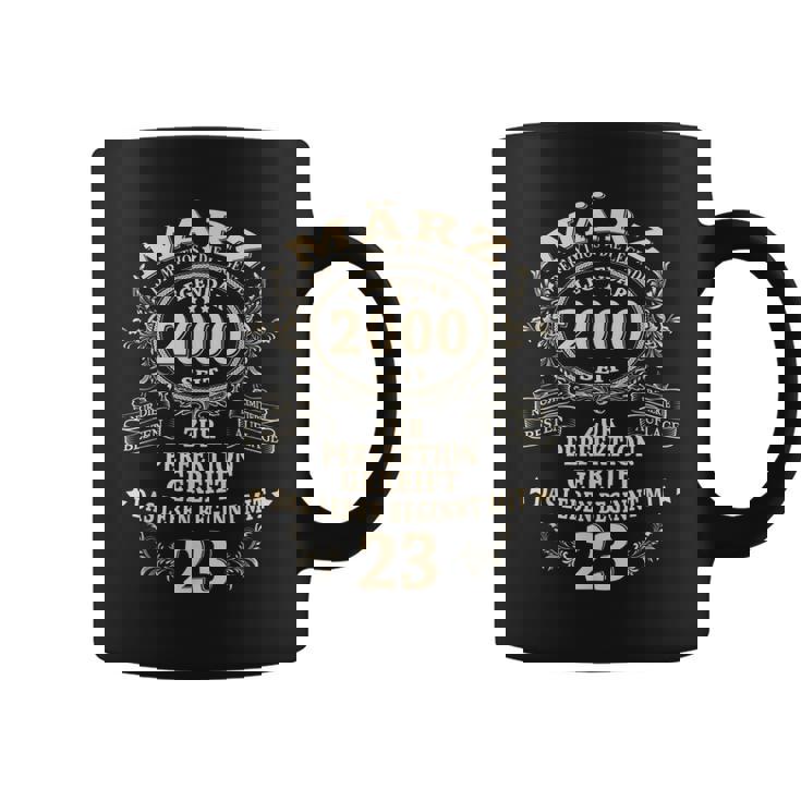 23 Geburtstag Geschenk Mann Mythos Legende März 2000 Tassen
