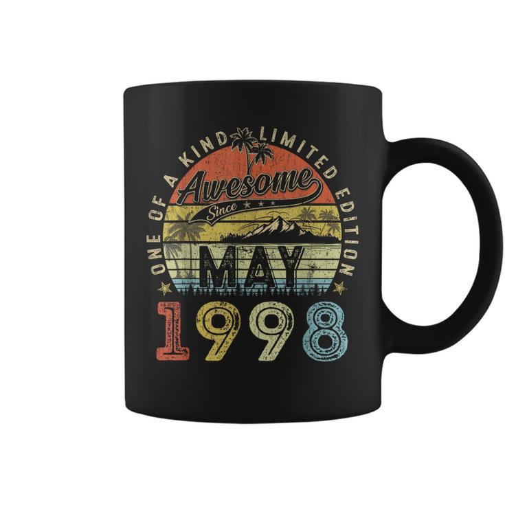 25 Year Old Awesome Since May 1998 25Th Birthday Coffee Mug