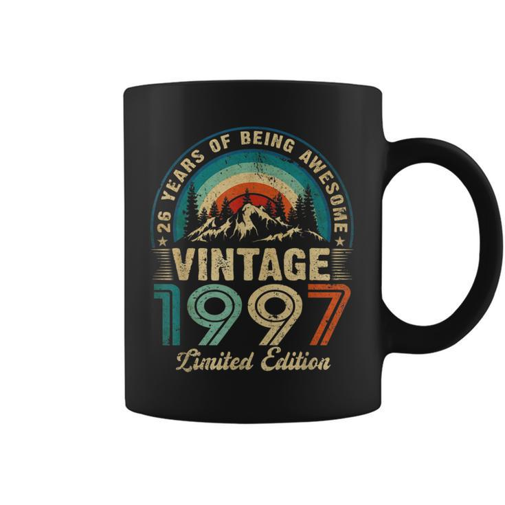 26 Years Old Vintage 1997 Limited Edition 26Th Birthday Gift  Coffee Mug