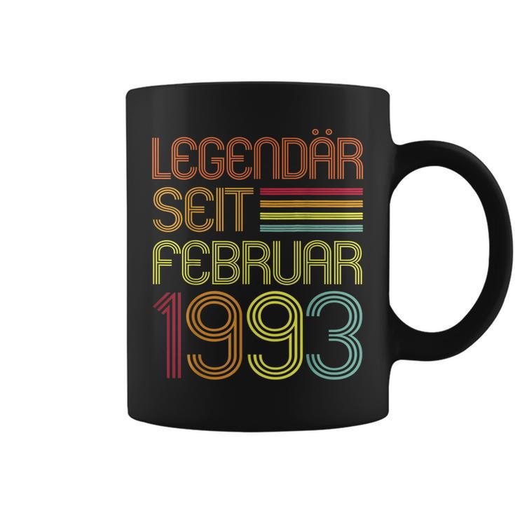 30 Geburtstag Vintage 30 Jahre Legendär Seit Februar 1993 Tassen