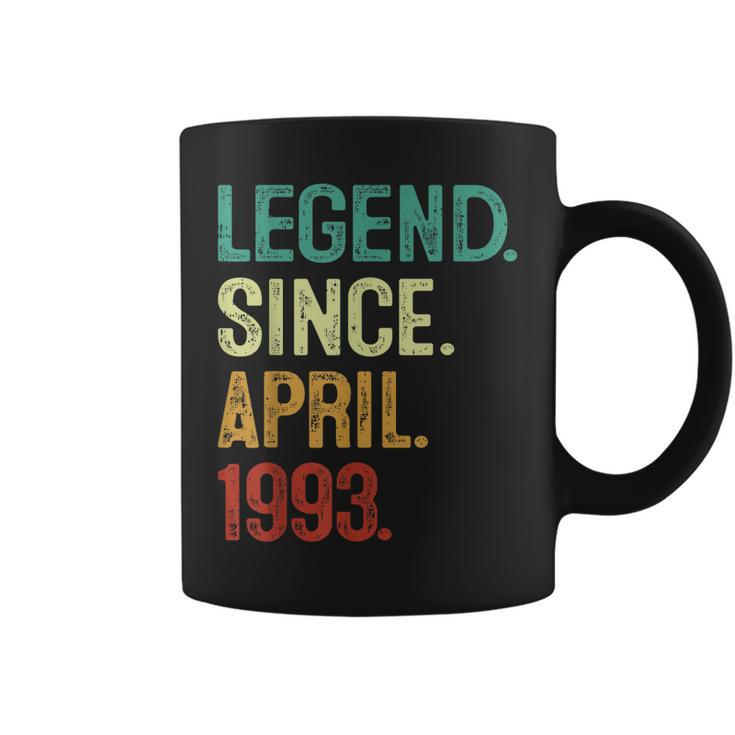 30 Years Old Legend Since April 1993 30Th Birthday  Coffee Mug