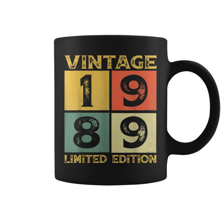 34 Year Old Gifts Vintage 1989 Limited Edition 34Th Bday Coffee Mug