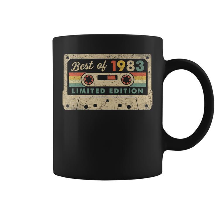 40Th Birthday 40 Years Old Best Of 1983 Vintage 80S Cassette  Coffee Mug