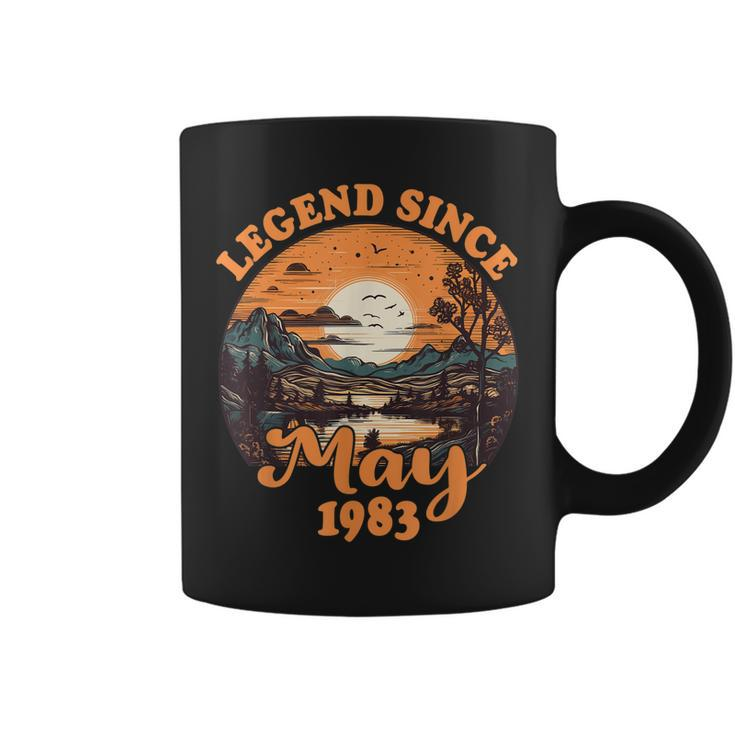 40Th Birthday Legend Since May 1983 40 Years Old  Coffee Mug