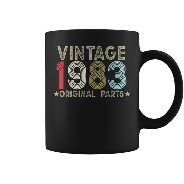 40Th Birthday Vintage Original Parts 1983 Retro 40 Years Old  Coffee Mug