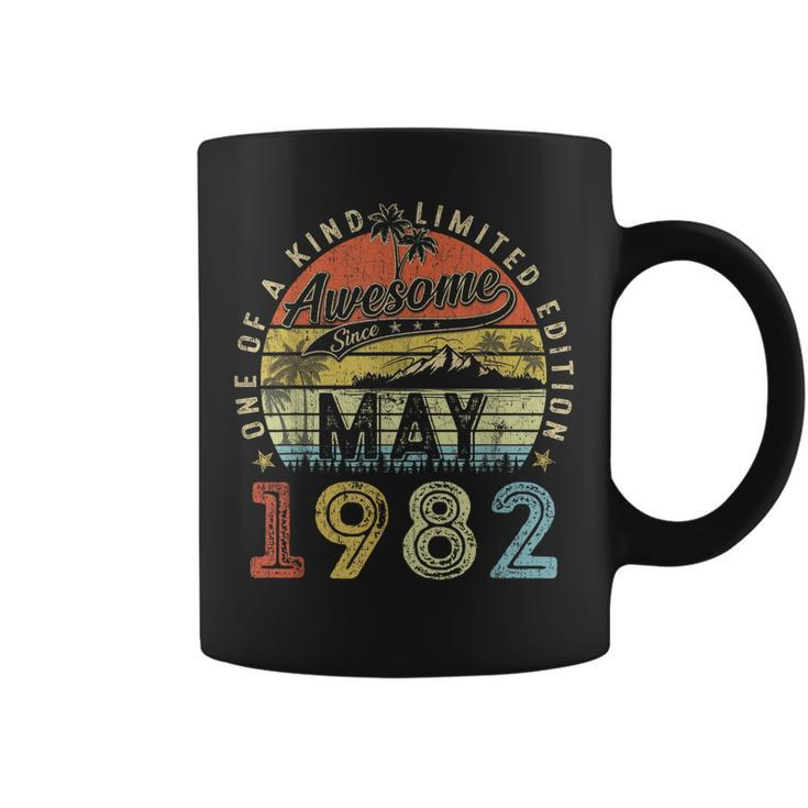 41 Year Old Awesome Since May 1982 41Th Birthday  Coffee Mug