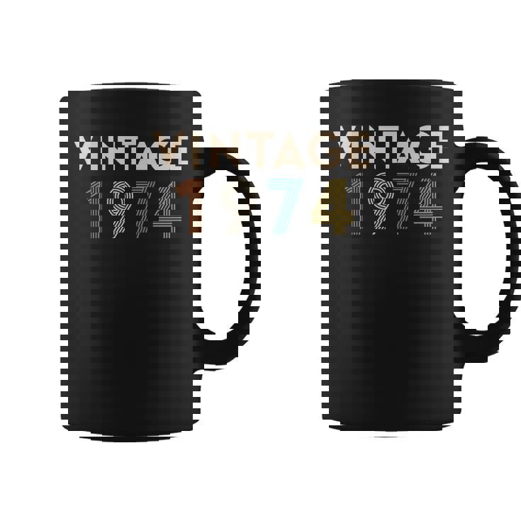 45Th Birthday Gifts - Vintage 1974 Classic  Women Men Coffee Mug