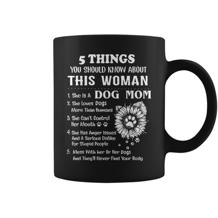 5 Things You Should Know About This Woman Dog Mom Sunflower Coffee Mug