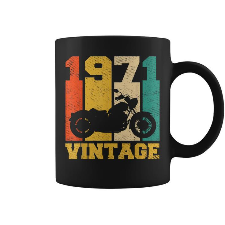 50 Years Old Gifts Vintage 1971 Motorcycle 50Th Birthday Coffee Mug