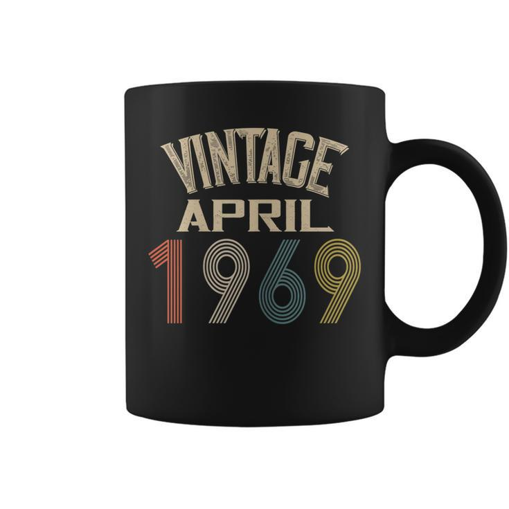 50Th Birthday Gift Vintage April 1969 Classic  Coffee Mug