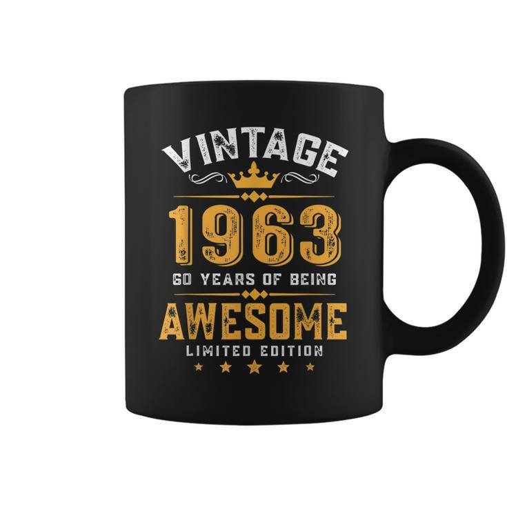 60 Years Old Vintage 1963 Limited Edition 60Th Birthday Gift  V4 Coffee Mug