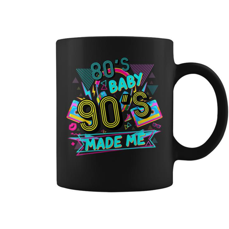 80S Baby 90S Made Me Funny Retro 1980S  Coffee Mug