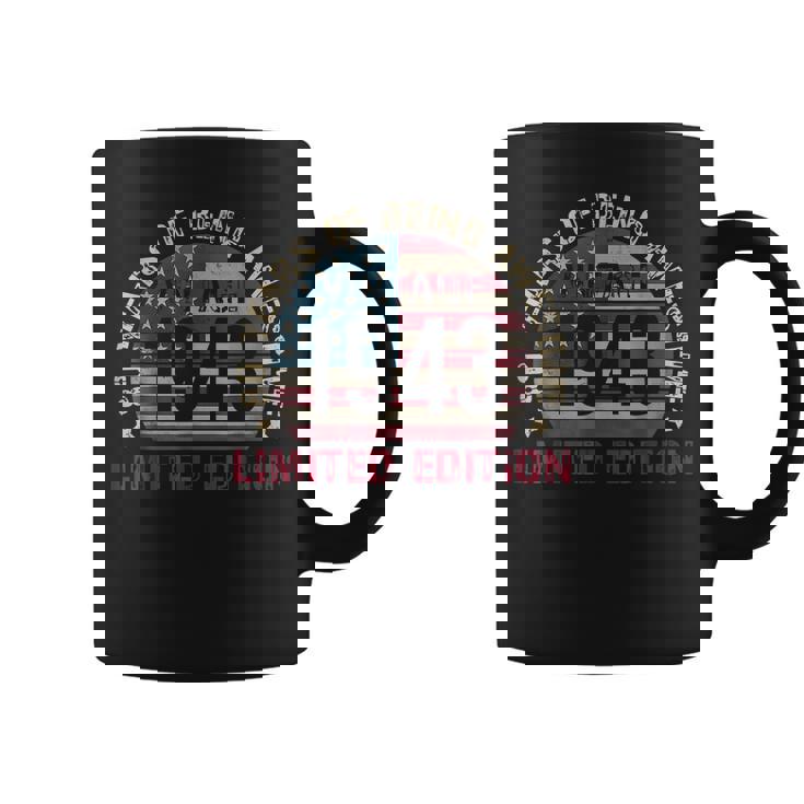 80Th Birthday Decorations Men Vintage 1943 80 Year Old Bday Coffee Mug