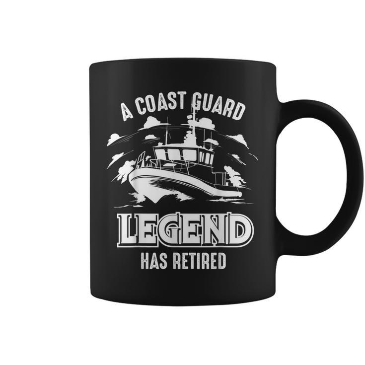 A Coast Guard Legend Has Retired  | Cool Volunr Gift Coffee Mug