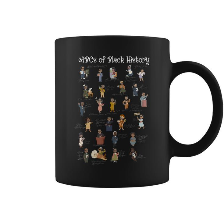 Abcs Of Black History Month Teacher African American Pride  Coffee Mug