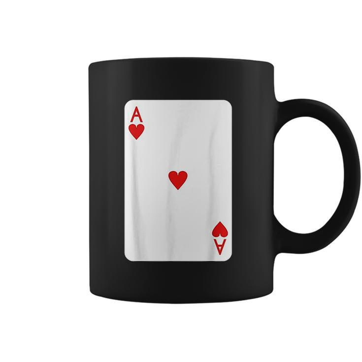 Ace Of Hearts Playing Cards Halloween Costume Deck Of Cards Coffee Mug