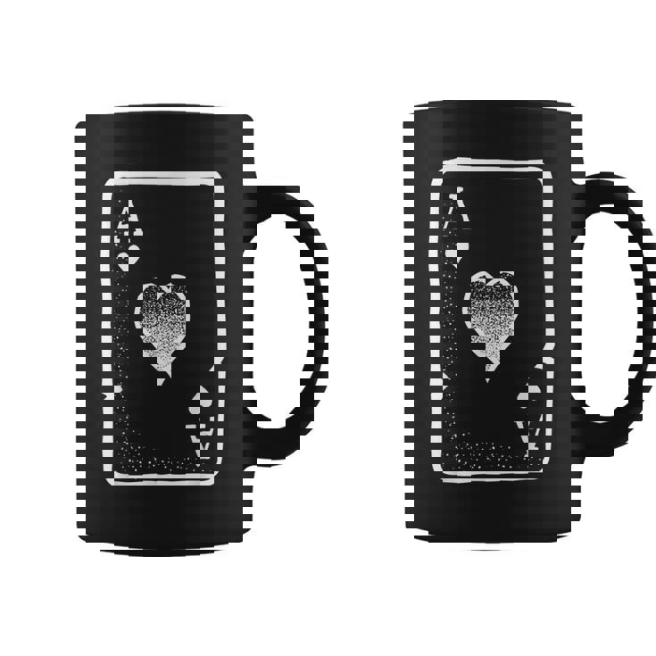 Ace Of Hearts Playing Cards Poker Halloween Costume T   Coffee Mug