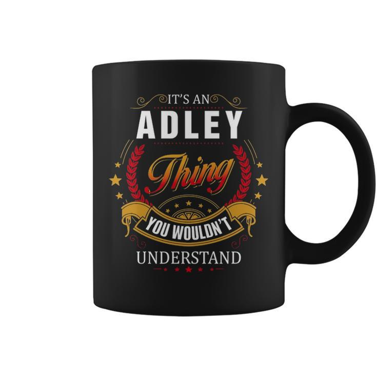 Adley Family Crest Adley Adley Clothing AdleyAdley T Gifts For The Adley Coffee Mug