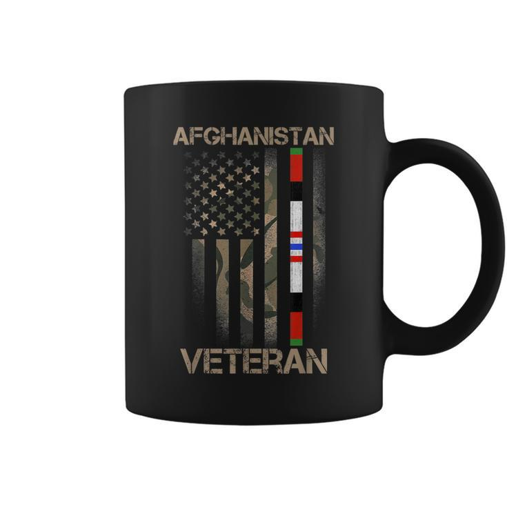 Afghanistan Veteran American Us Flag Proud Army Military  Coffee Mug