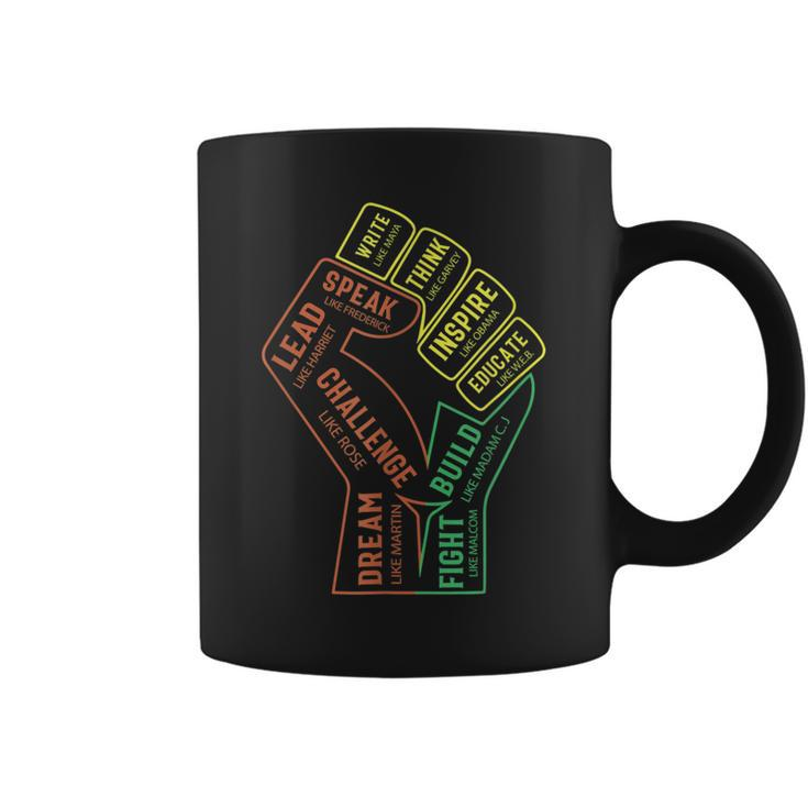African Junenth Black History Month Educated Outfit Coffee Mug