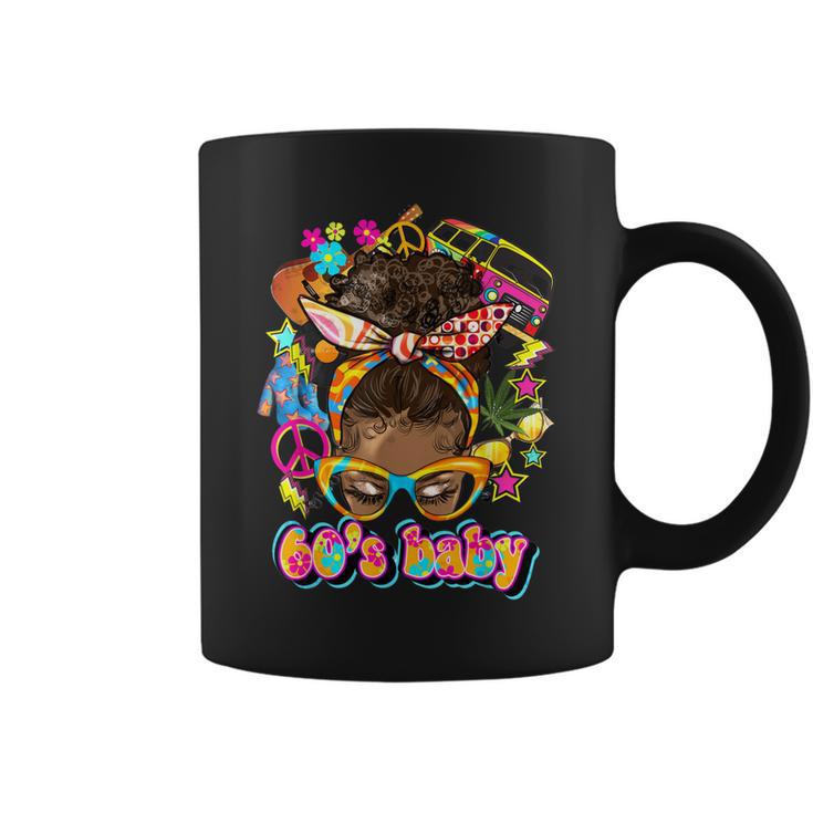 Afro Messy Bun 60S Baby Vintage 1960S Black Women Coffee Mug