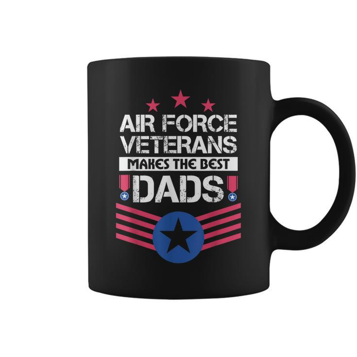 Air Force Veterans Makes The Best Dad Vintage Us Military  Coffee Mug